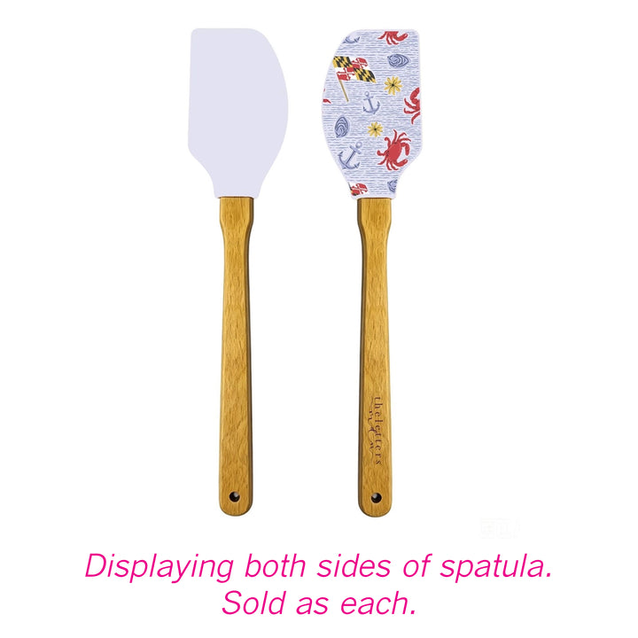 Crab and Maryland Flag Collage Silicone Spatula.