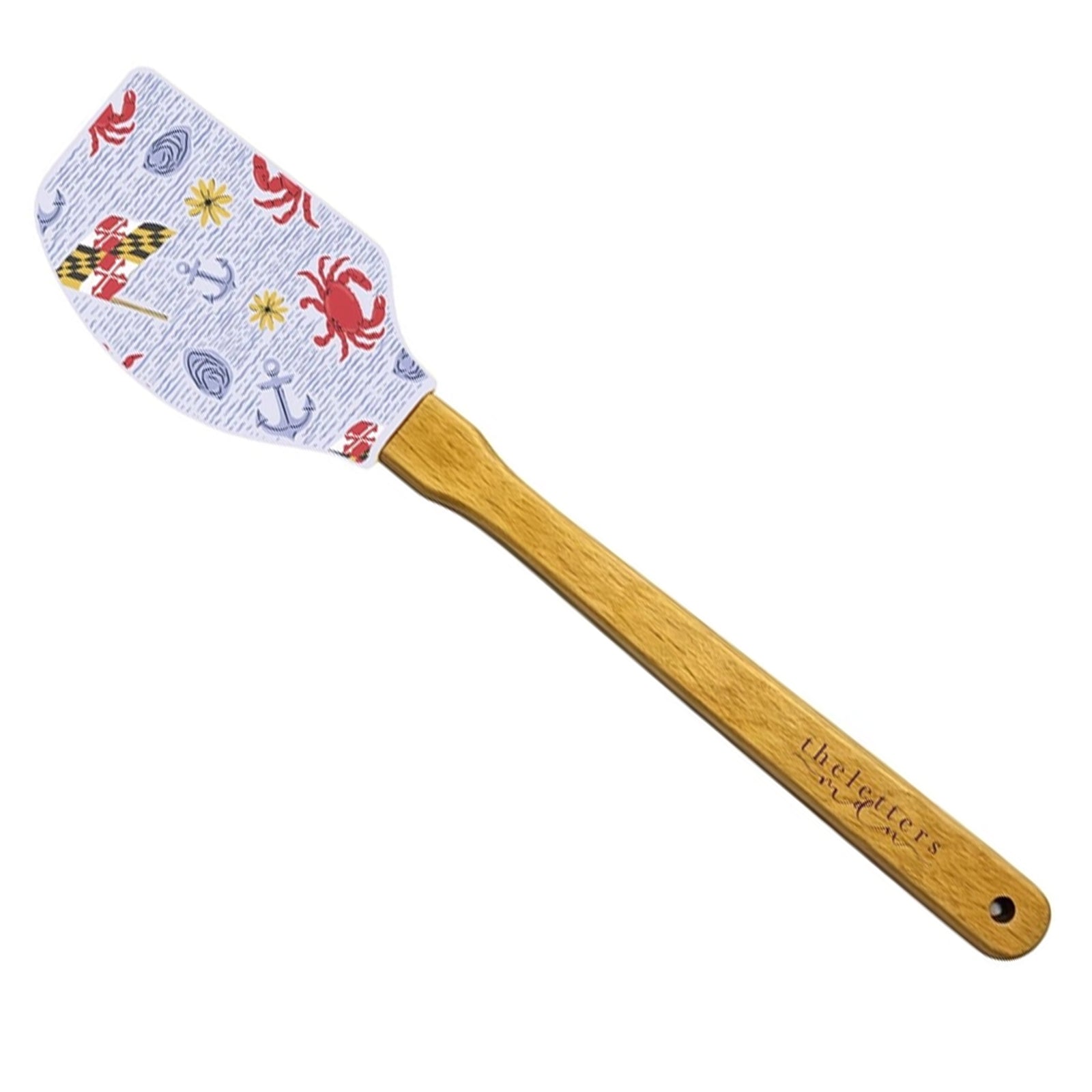 Crab and Maryland Flag Collage Silicone Spatula.