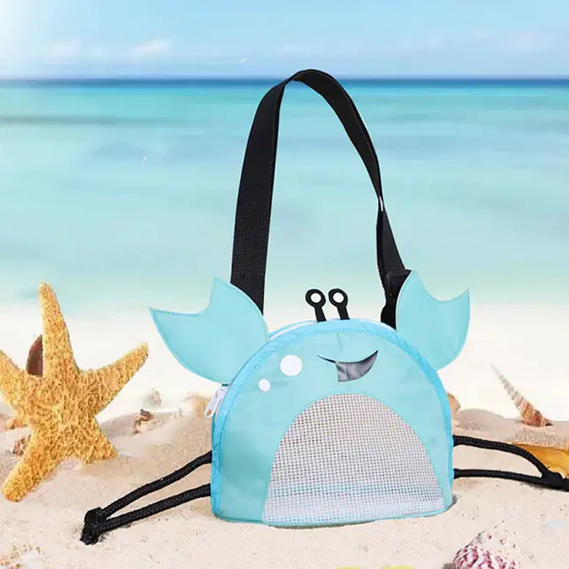 Crab Beach Bag Blue