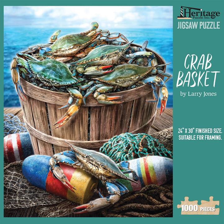 Crab Bushel Basket 1,000 Piece Puzzle Box
