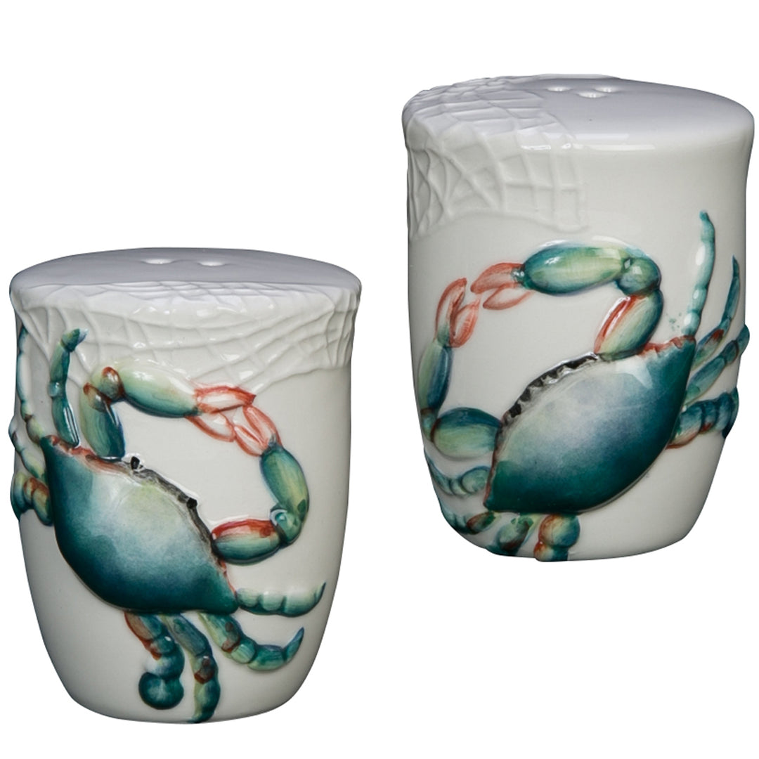 Blue Crabs Ceramic Salt &amp; Pepper Set