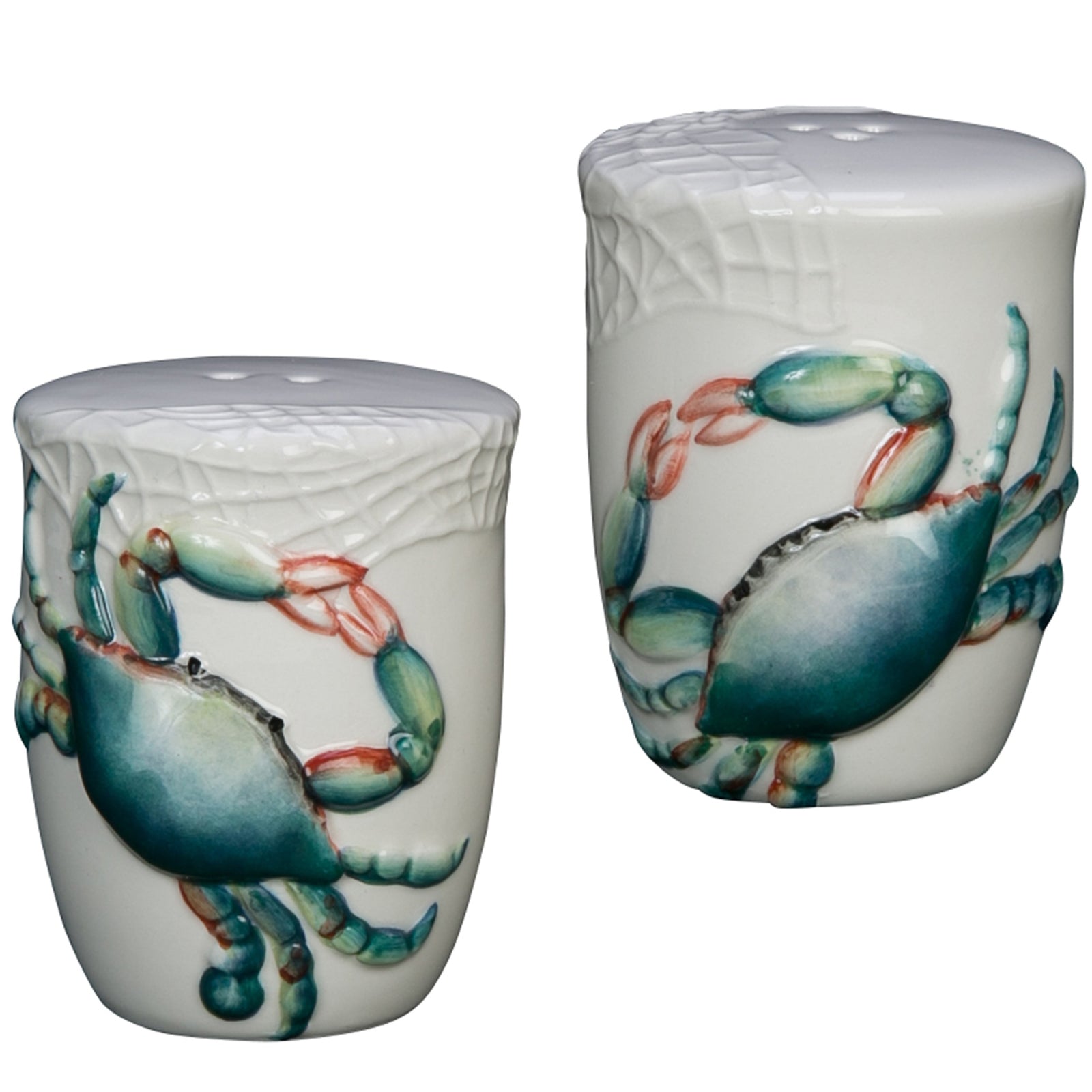 Blue Crabs Ceramic Salt & Pepper Set