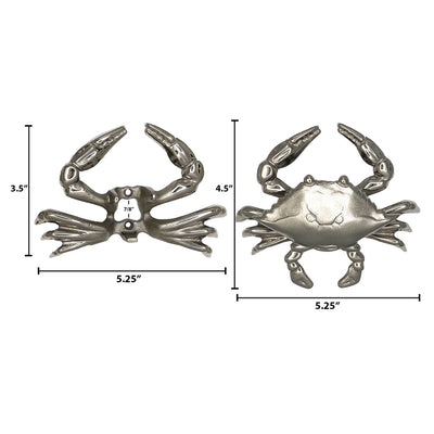 Crab Door Knocker - Measurements
