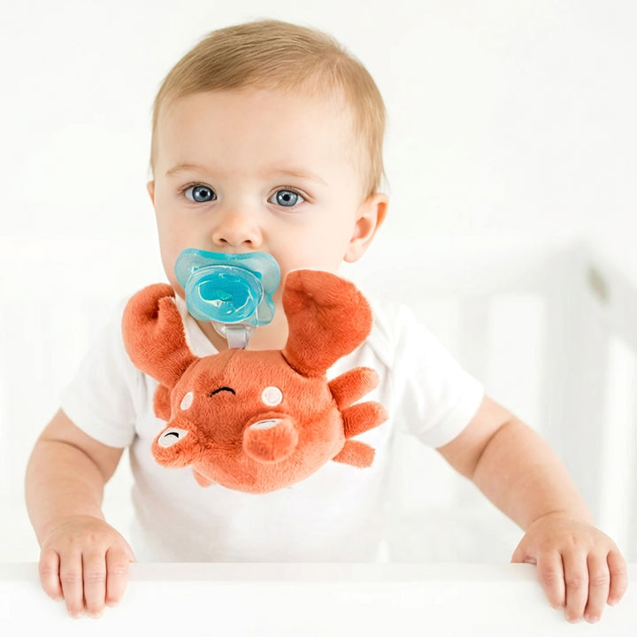 Plush Crab Toy Baby Pacifier Pacibuddy