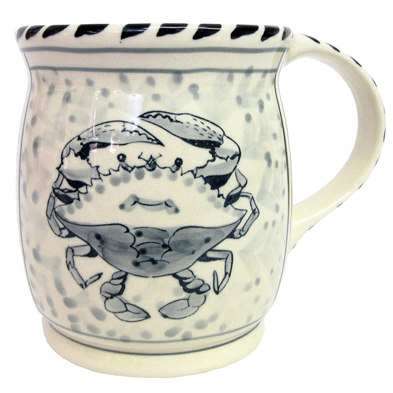 crab pottery coffee mug