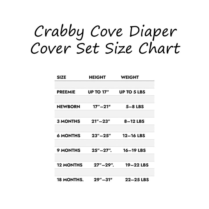 Crabby Cove Diaper Cover Set Dusty Rose