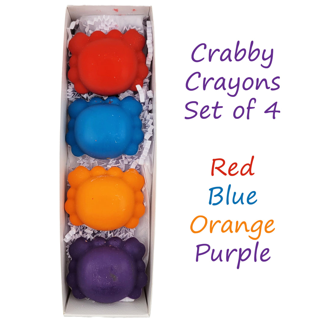 Crabby Crayons Set of 4 Colors