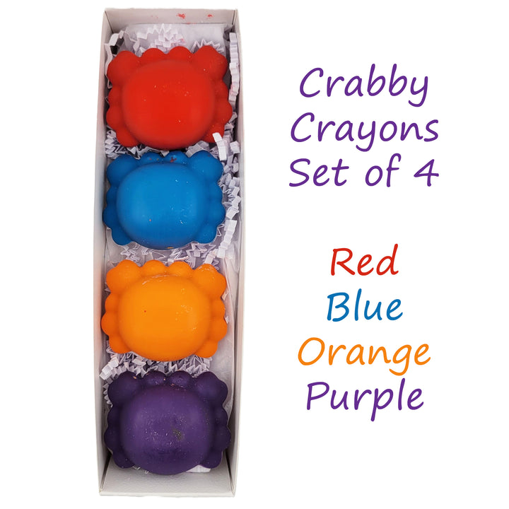 Crabby Crayons Set of 4 Colors