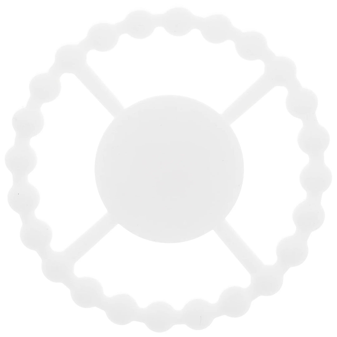 Crabby Cutie Baby Silicone Teether (reverse side)