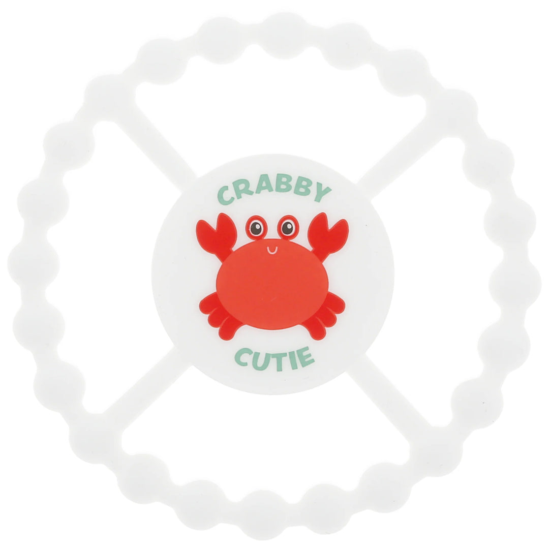 Crabby Cutie Baby Silicone Teether