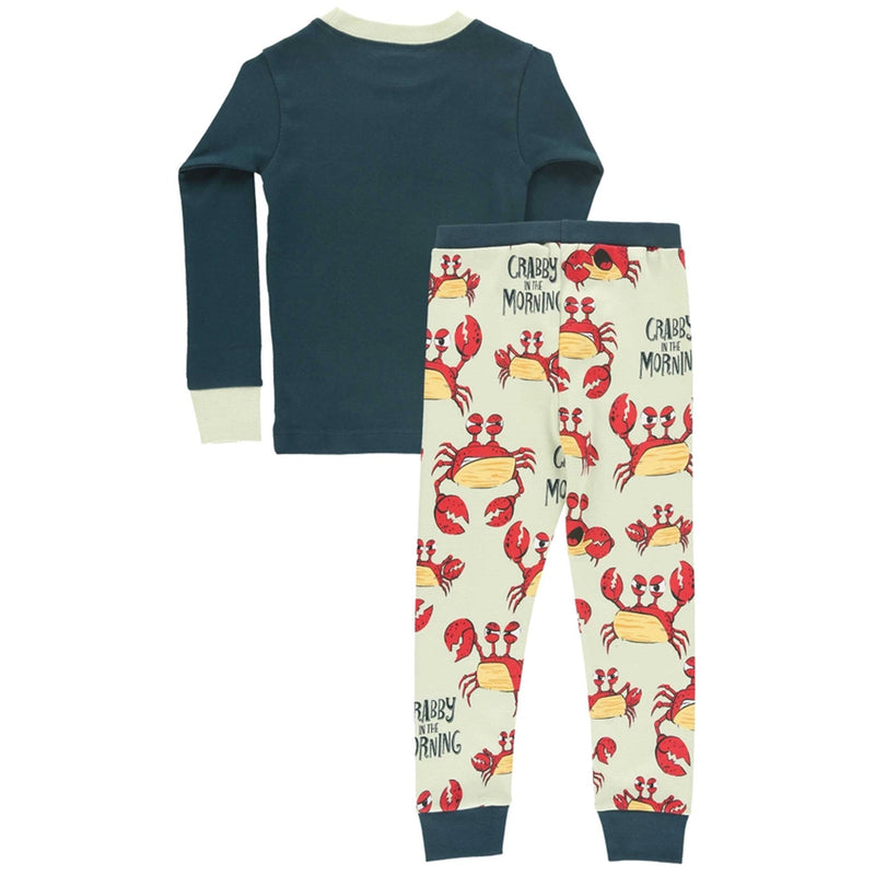 Crabby In The Morning 2 Piece Toddler Pajama Set