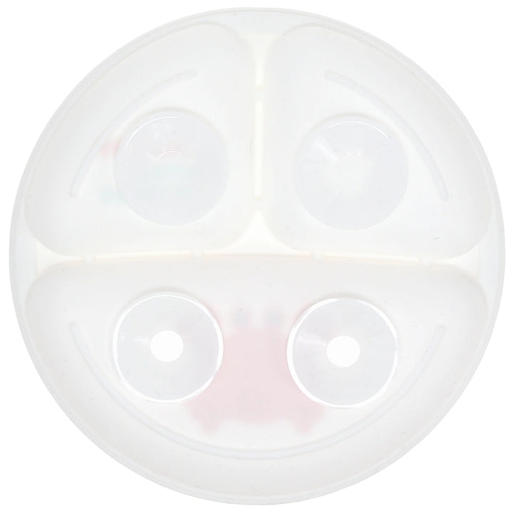 Crabby When Hungry Baby Silicone Plate Back