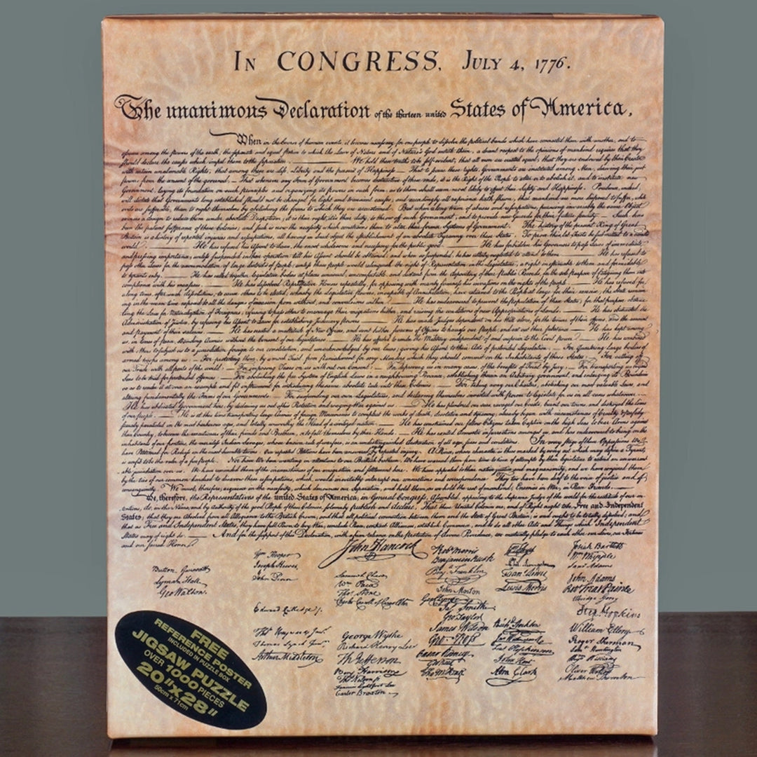 Declaration of Independence 1000 Piece Puzzle