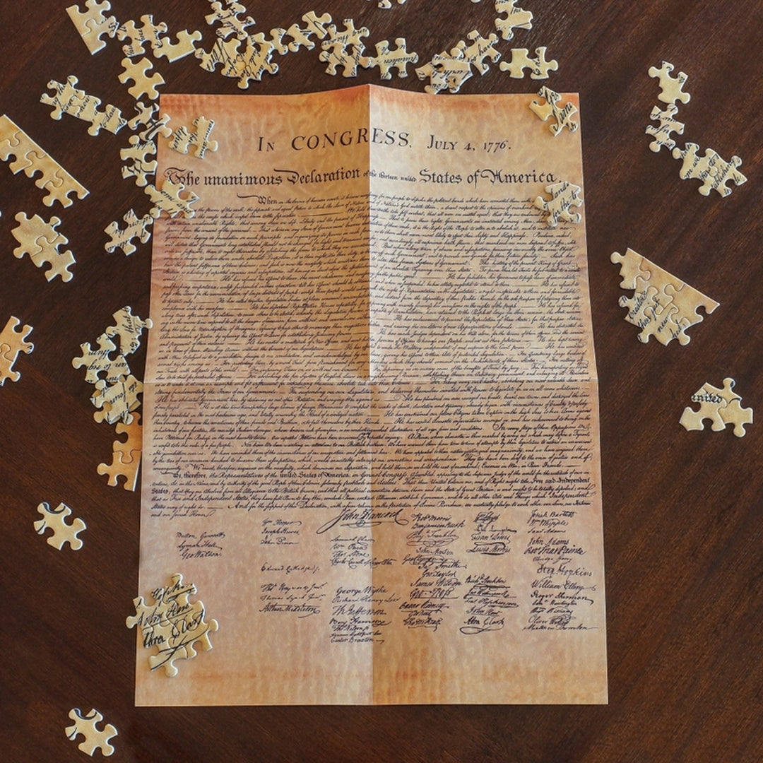 Declaration of Independence 1000 Piece Puzzle