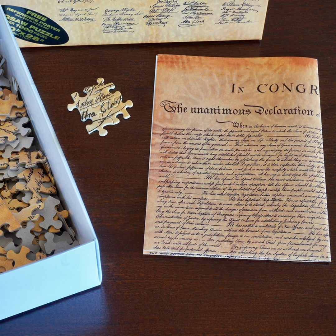 Declaration of Independence 1000 Piece Puzzle