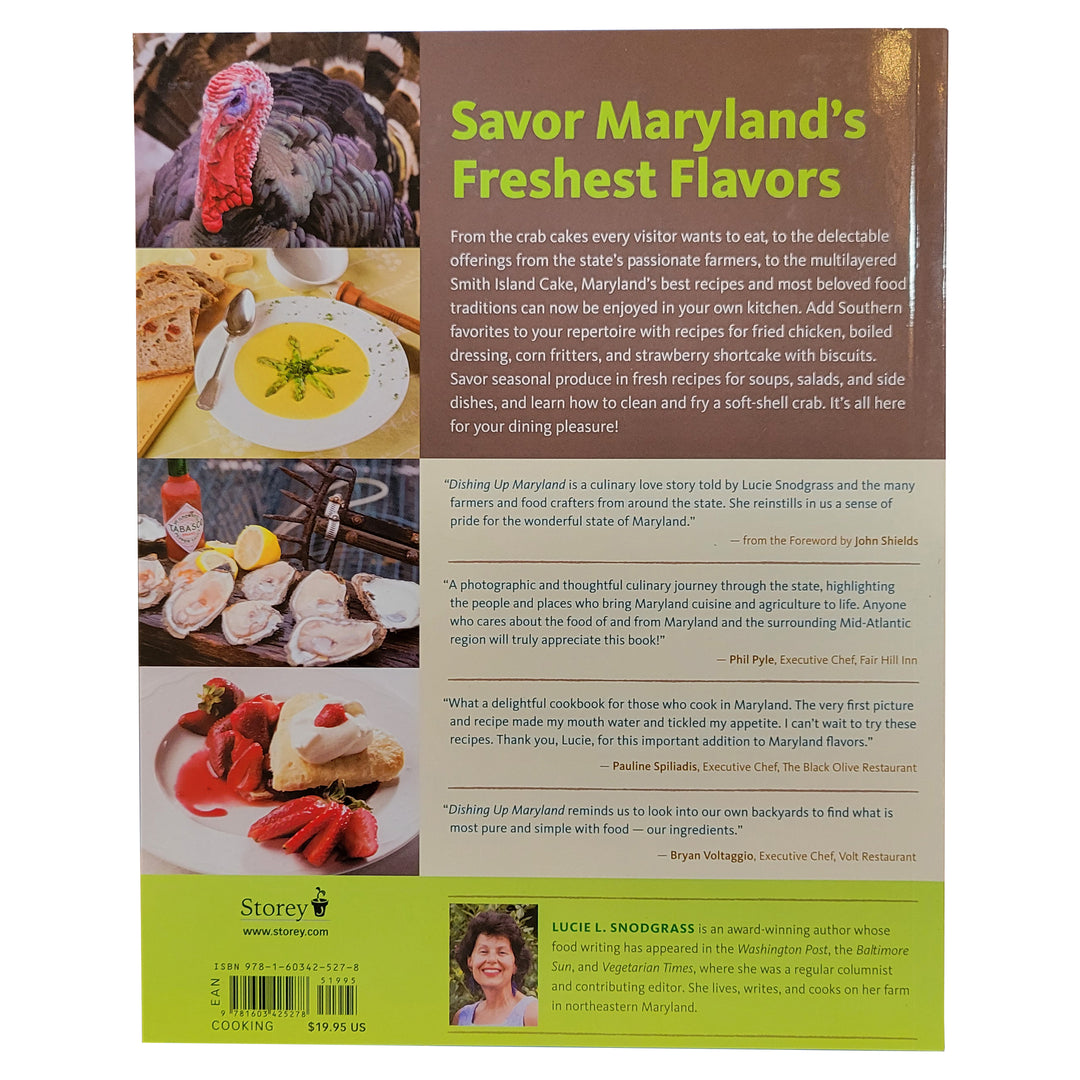 Dishing Up Maryland Cookbook - Back Cover