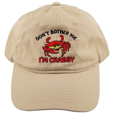 Don't Bother Me I'm Crabby Embroidered Hat