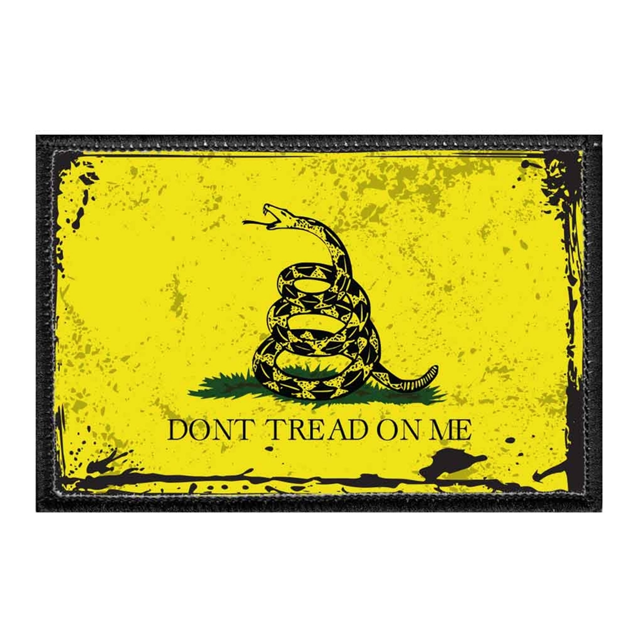 Don't Tread On Me Antiqued Hook and Loop Patch – The Maryland Store