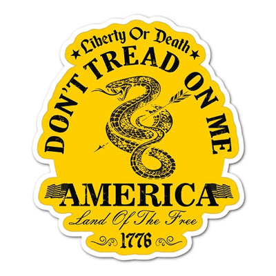 Don't Tread On Me Die Cut Vinyl Sticker
