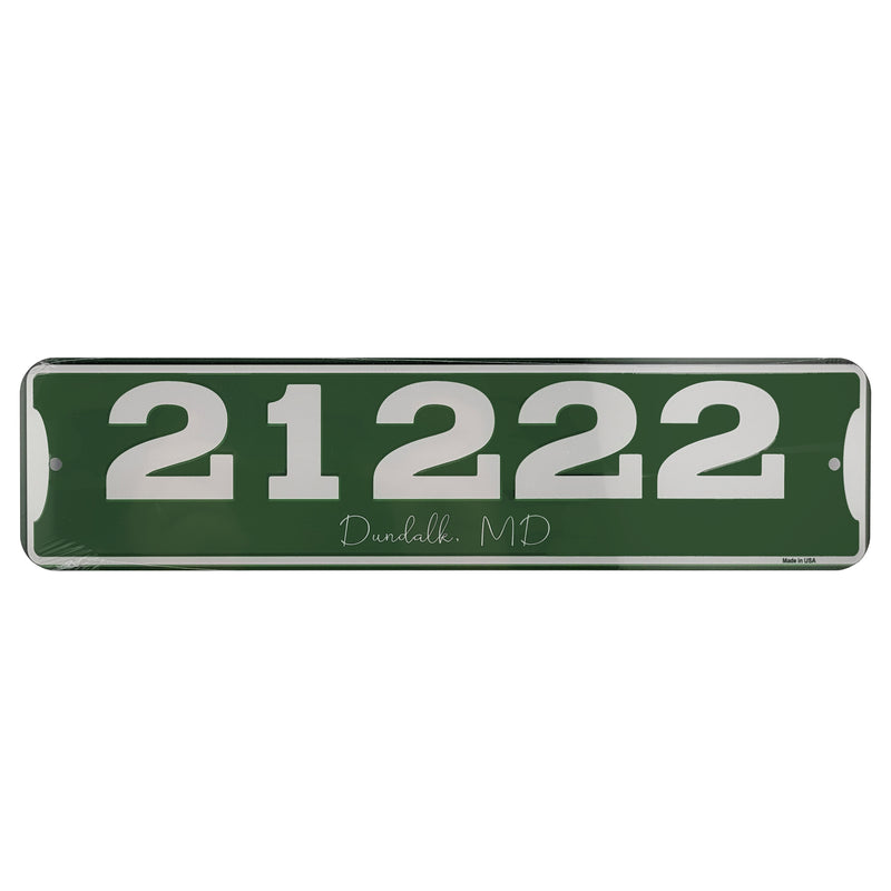 Zip Code & Town Aluminum Signs - Assorted – The Maryland Store