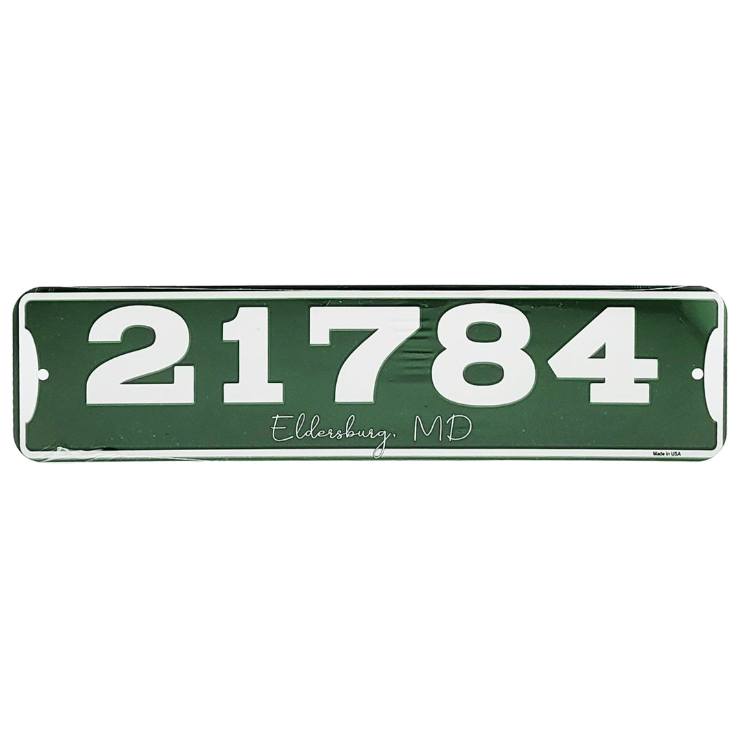 Zip Code &amp; Town Aluminum Signs - 21784 Eldersburg, MD
