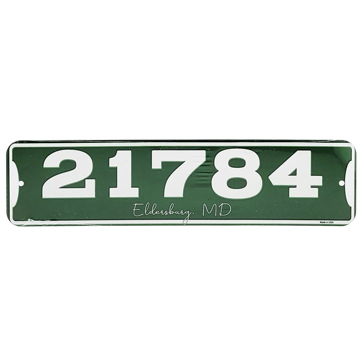Zip Code &amp; Town Aluminum Signs - 21784 Eldersburg, MD