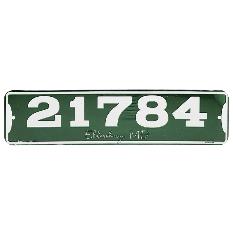 Zip Code & Town Aluminum Signs - 21784 Eldersburg, MD