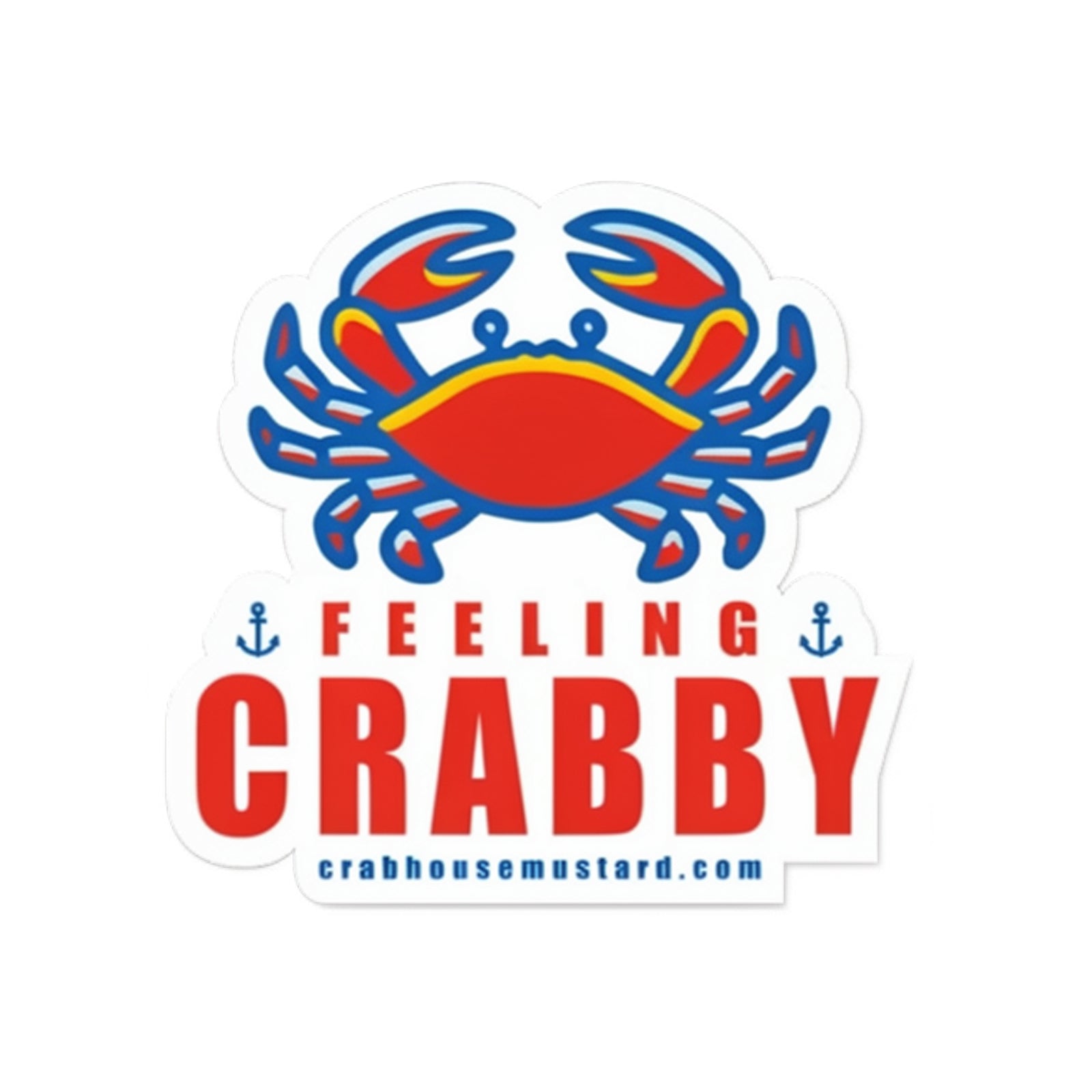 Feeling Crabby Sticker by Fisher's Crab House Mustard