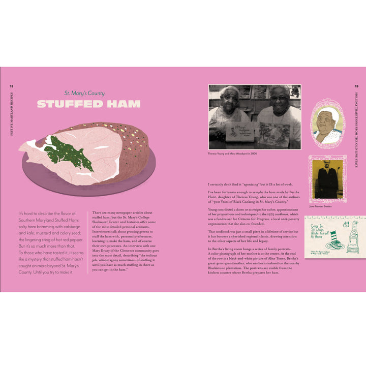 Festive Maryland Recipes Cookbook - Stuffed Ham