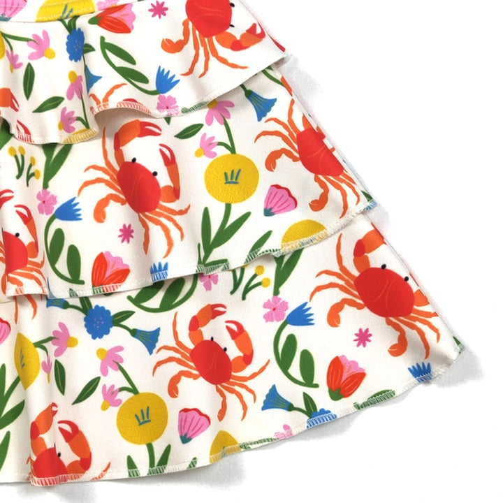Fiesta Crab Girls Skort Detail