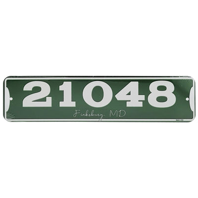 Zip Code & Town Aluminum Signs - 21048 Finksburg, MD