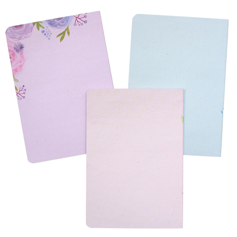 Floral Inspirations Christian Notebooks Set of 3 (backs)