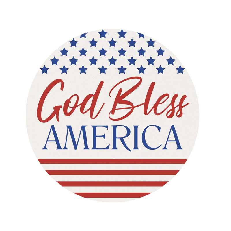 God Bless America Car Coaster