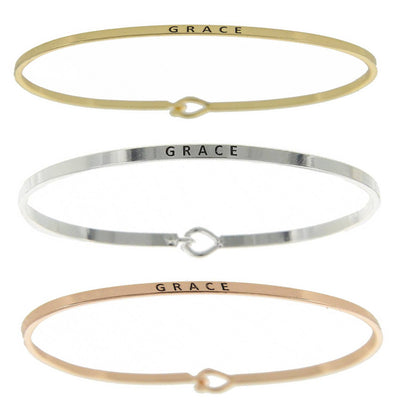 Grace Bangle Bracelet - Assorted Colors