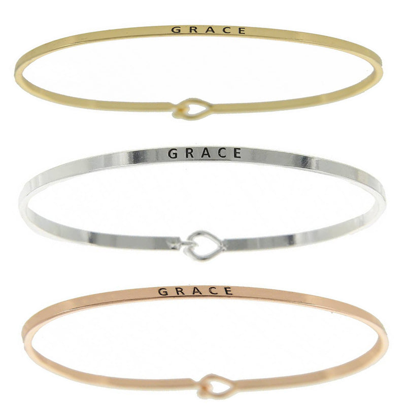 Grace Bangle Bracelet - Assorted Colors