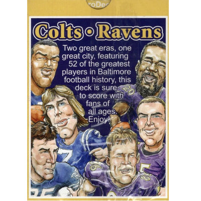 Baltimore Football Heroes Novelty Playing Cards