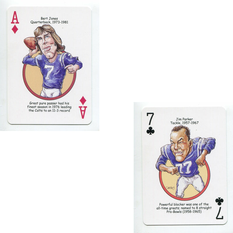 Baltimore Football Heroes Novelty Playing Cards