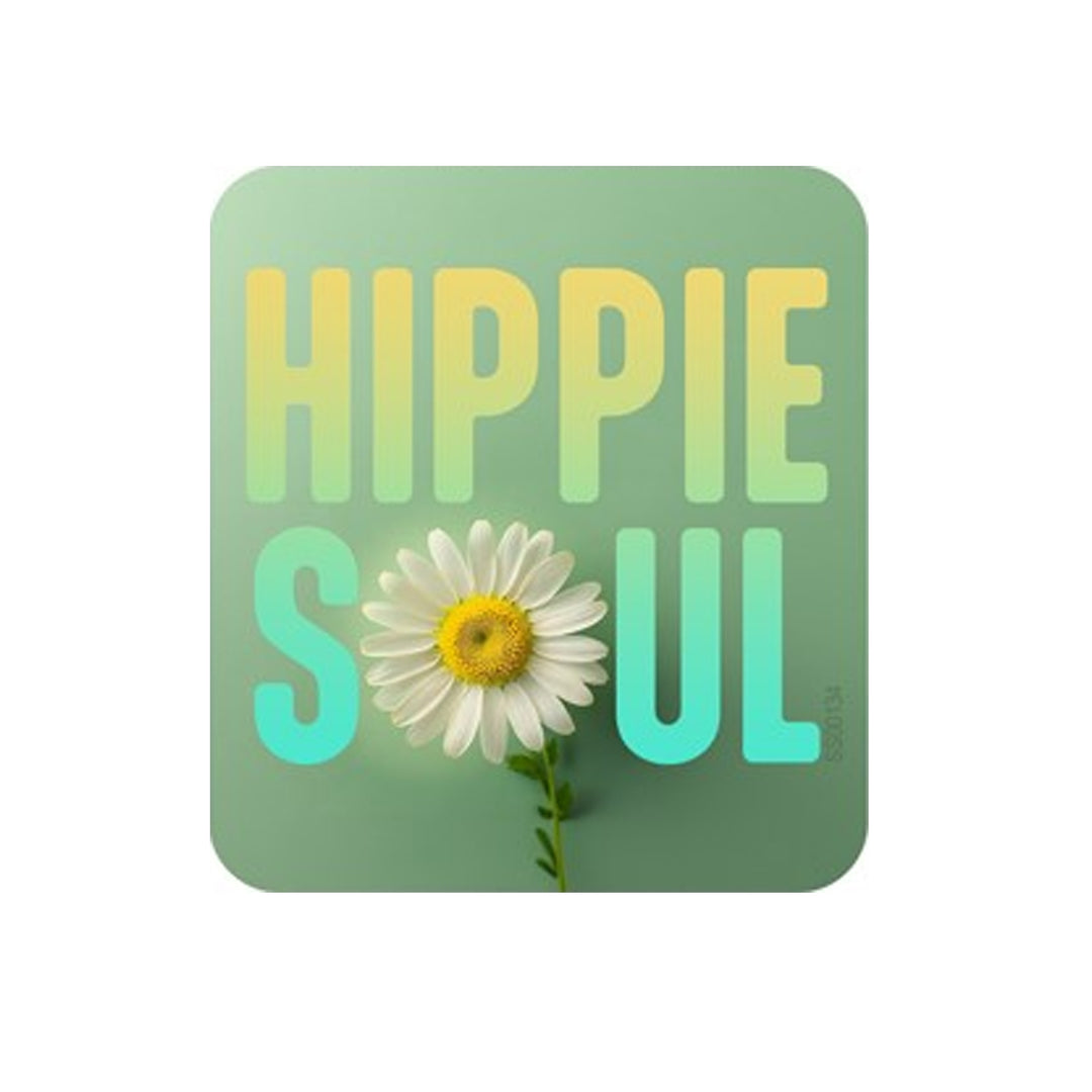 Hippie Soul Daisy Flower Vinyl Sticker