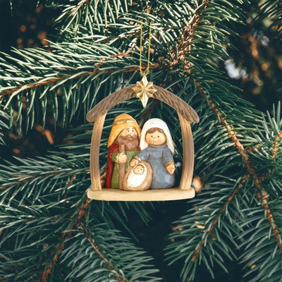 Holy Family Creche Ornament Scene