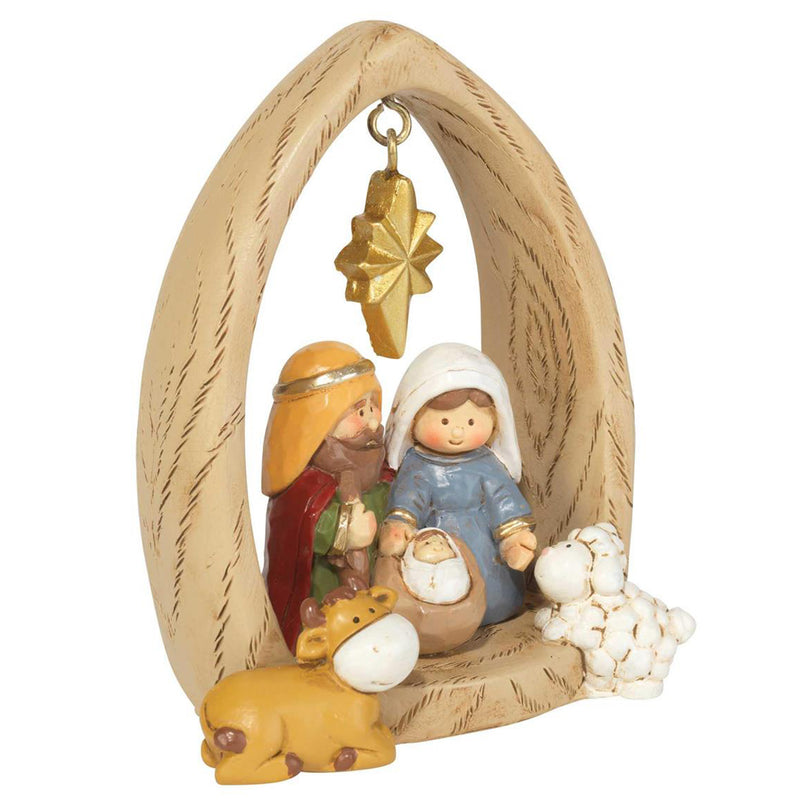 Holy Family Creche Tabletop Figure 3" High