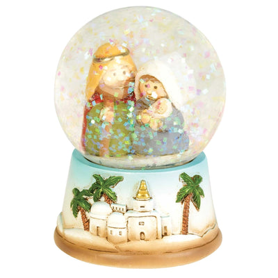 Holy Family Mini Water Globe 2.25" High