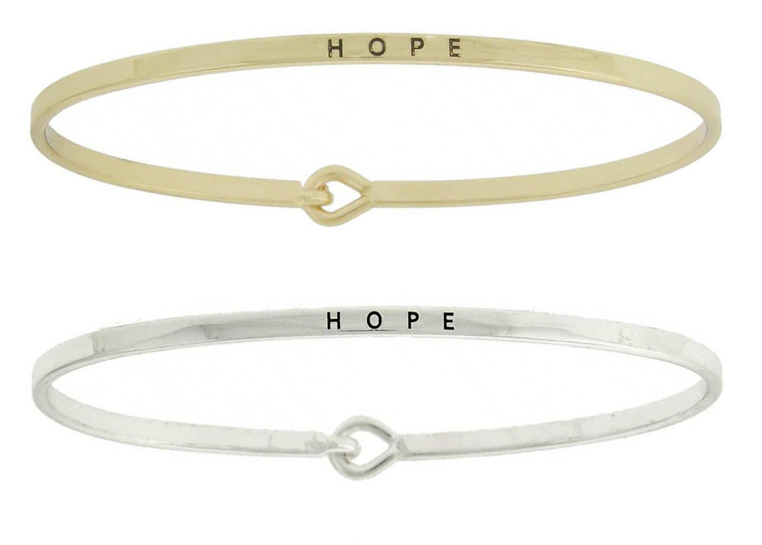 Hope Bangle Bracelet - Assorted Colors