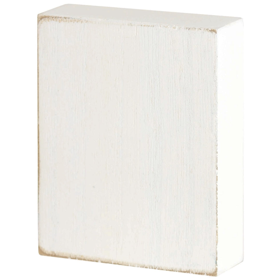 It Is Well With My Soul Tabletop Wood Block - back