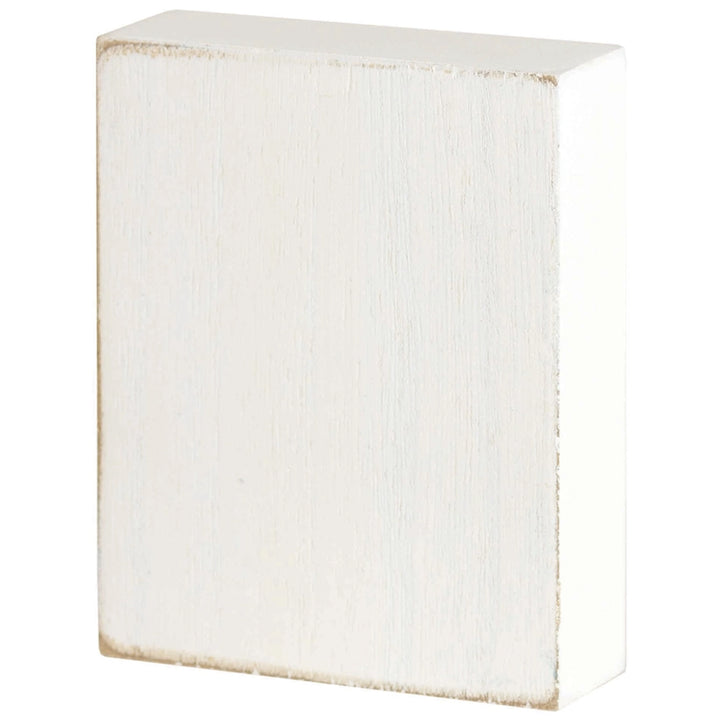 It Is Well With My Soul Tabletop Wood Block - back