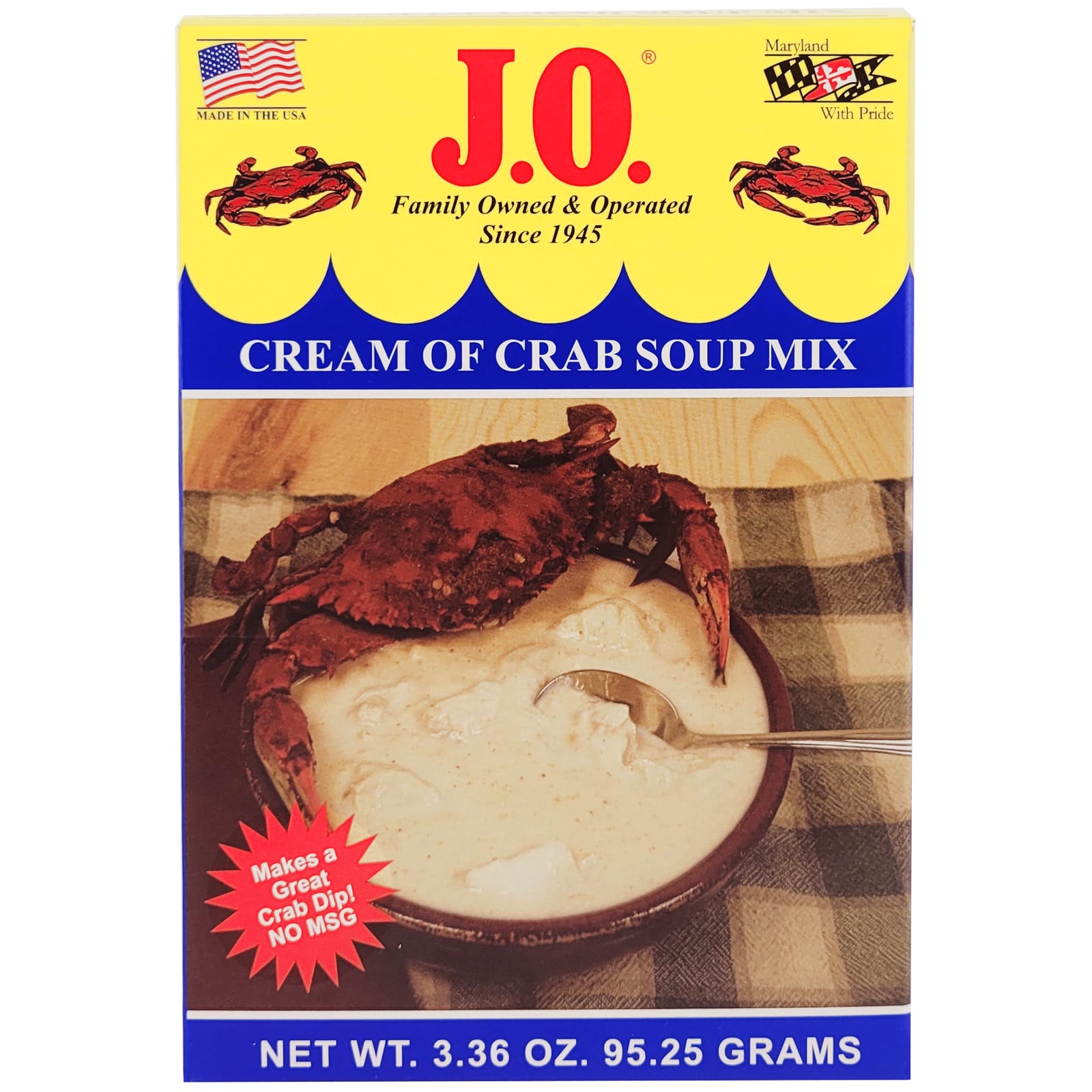 JO Spice Cream of Crab Soup & Dip Mix