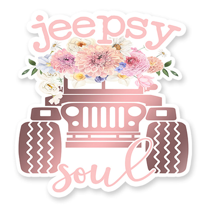 Jeepsy Soul Die Cut Vinyl Sticker