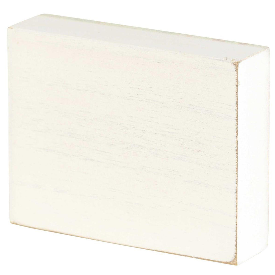Jesus Is The Reason For The Season Tabletop Wood Block Back
