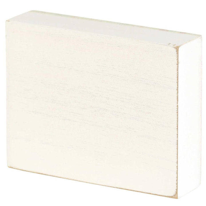 Jesus Is The Reason For The Season Tabletop Wood Block Back