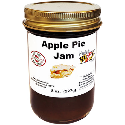 jill's apple pie jam 8 oz. jar