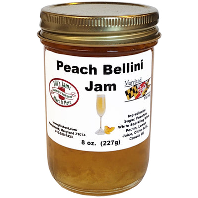 Jill's Peach Bellini Jam